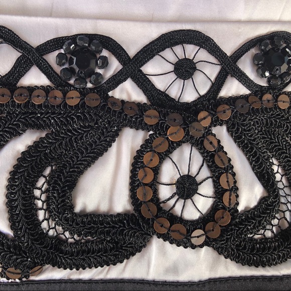 Bebe silk blend beaded tank top - Picture 4 of 8